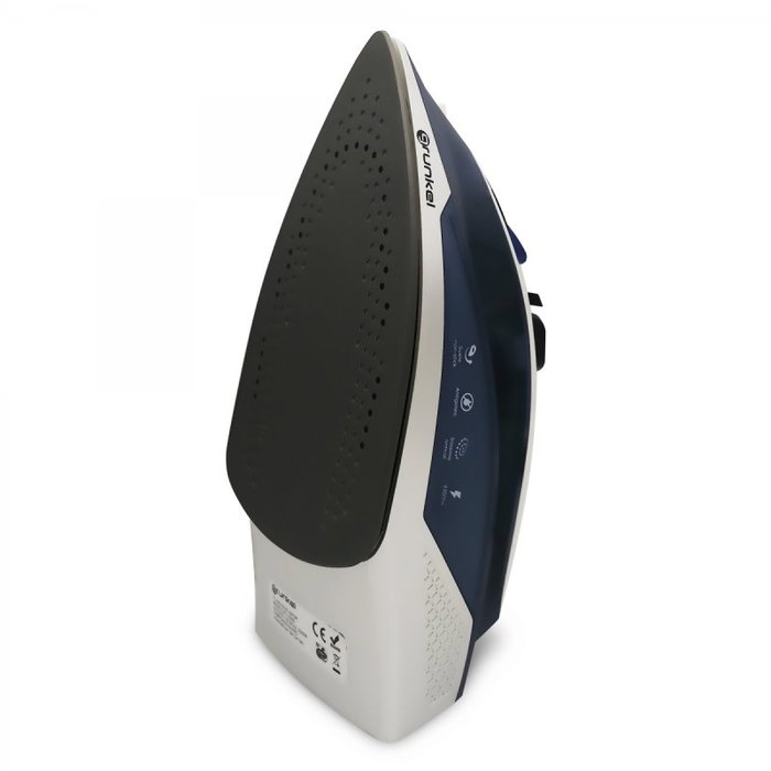 Grunkel Plancha de Vapor 2200W con Termostato Ajustable y Suela Cerámica